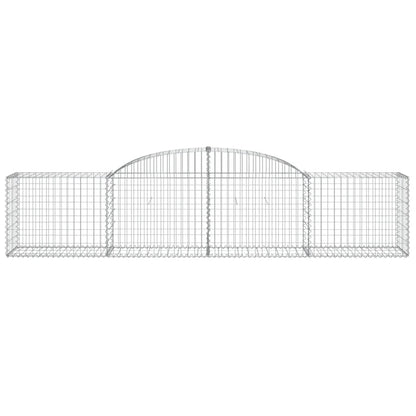 Cestos gabião arqueados 20pcs 300x50x60/80 cm ferro galvanizado