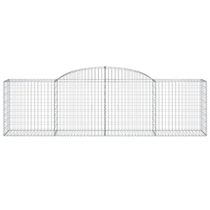 Cestos gabião arqueados 20pcs 300x50x80/100cm ferro galvanizado