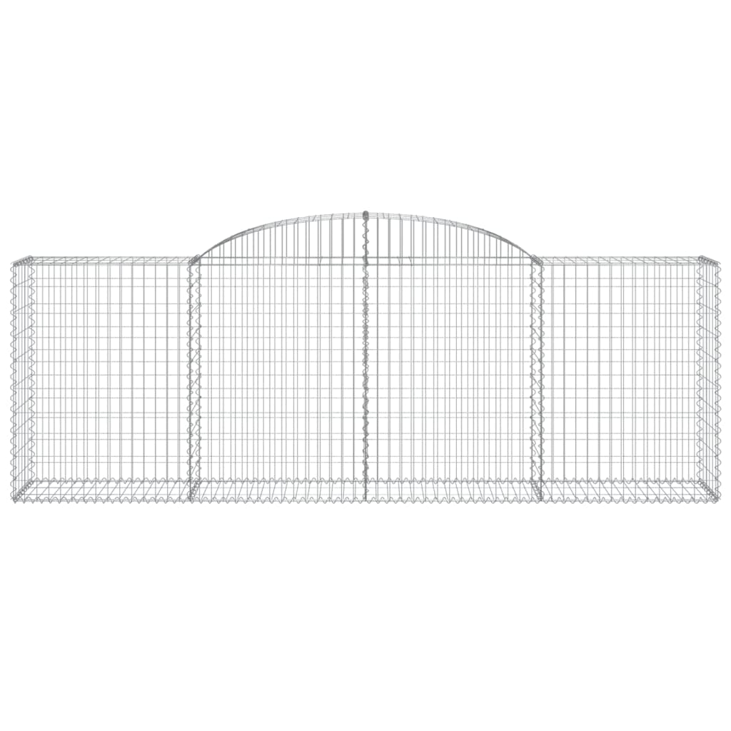 Cestos gabião arqueados 11 pcs 300x50x100/120 ferro galvanizado