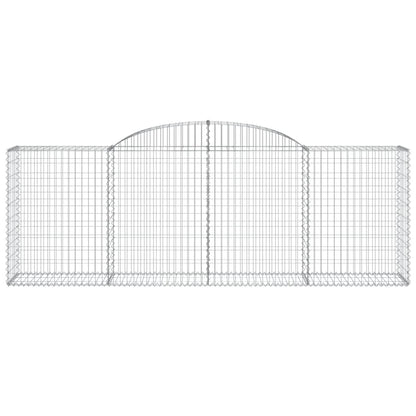 Cestos gabião arqueados 11 pcs 300x50x100/120 ferro galvanizado