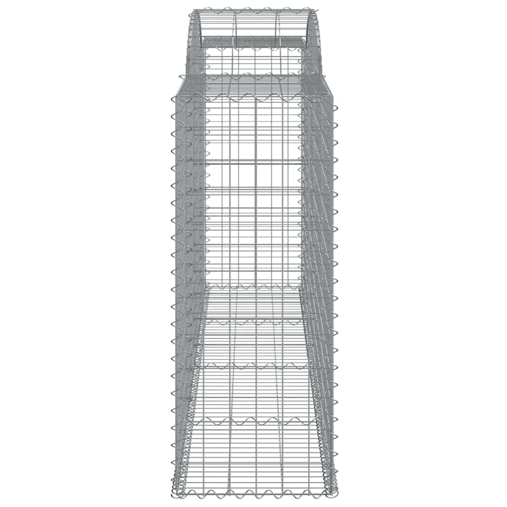 Cestos gabião arqueados 9pcs 300x50x120/140cm ferro galvanizado