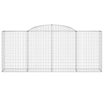 Cestos gabião arqueados 17pcs 300x50x120/140 ferro galvanizado