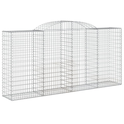 Cestos gabião arqueados 5pcs 300x50x140/160cm ferro galvanizado