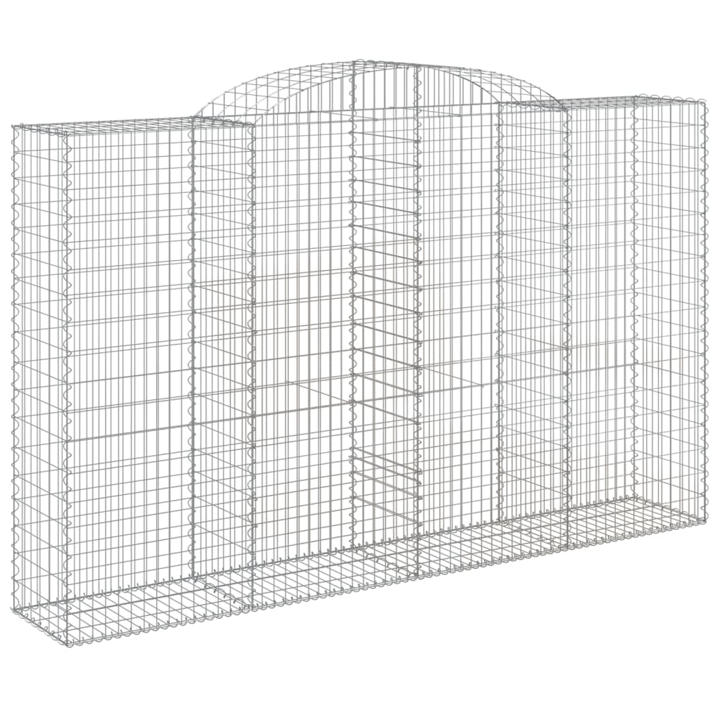 Cestos gabião arqueados 5pcs 300x50x180/200cm ferro galvanizado