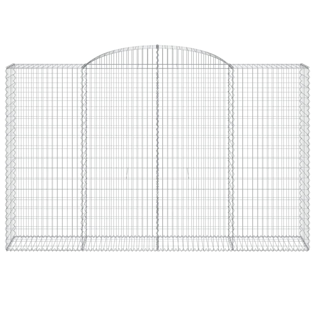 Cestos gabião arqueados 9pcs 300x50x180/200cm ferro galvanizado