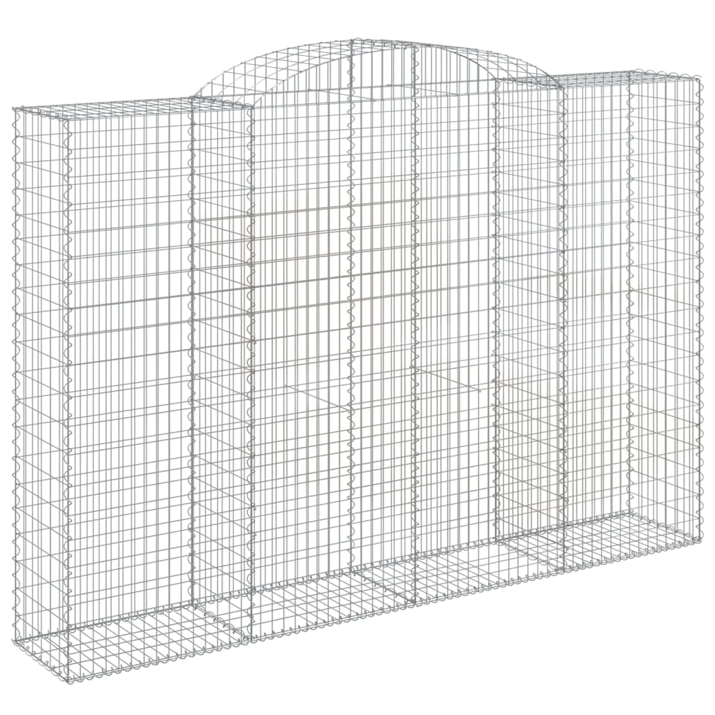 Cestos gabião arqueados 2pcs 300x50x200/220cm ferro galvanizado