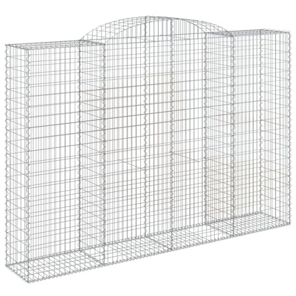 Cestos gabião arqueados 2pcs 300x50x200/220cm ferro galvanizado