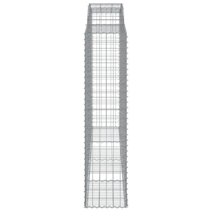 Cestos gabião arqueados 5pcs 300x50x200/220cm ferro galvanizado