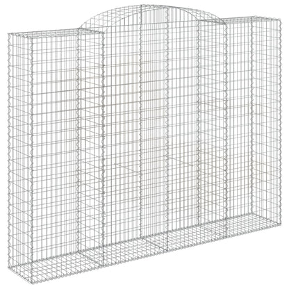 Cestos gabião arqueados 2pcs 300x50x220/240cm ferro galvanizado