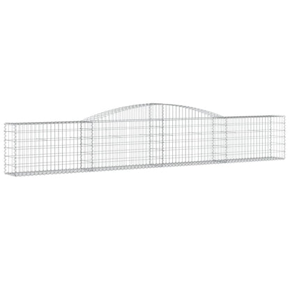 Cestos gabião arqueados 10pcs 400x30x60/80 cm ferro galvanizado