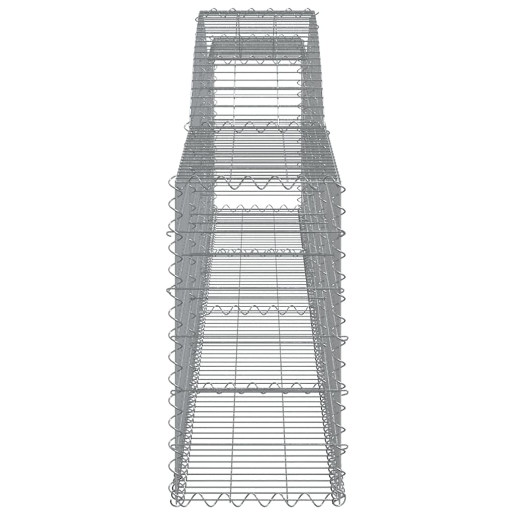 Cestos gabião arqueados 20pcs 400x30x60/80 cm ferro galvanizado