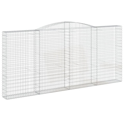 Cestos gabião arqueados 5pcs 400x30x180/200cm ferro galvanizado