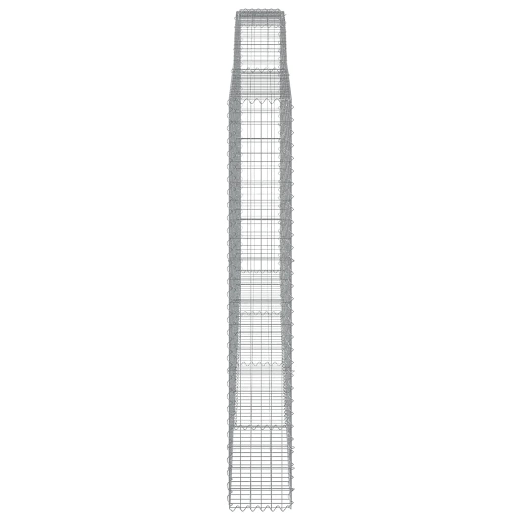 Cestos gabião arqueados 5pcs 400x30x200/220cm ferro galvanizado