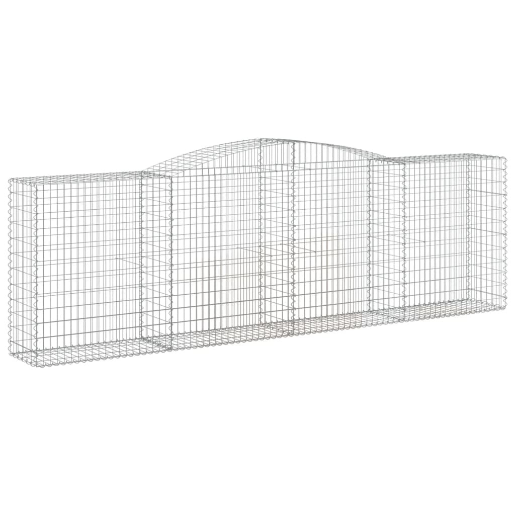 Cestos gabião arqueados 10pcs 400x50x120/140 ferro galvanizado