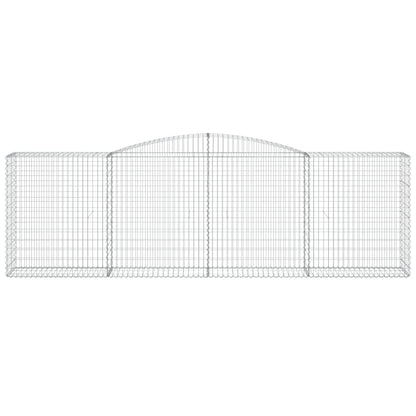 Cestos gabião arqueados 20 pcs 400x50x120/140 ferro galvanizado