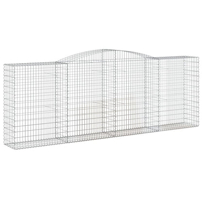 Cestos gabião arqueados 5pcs 400x50x140/160cm ferro galvanizado