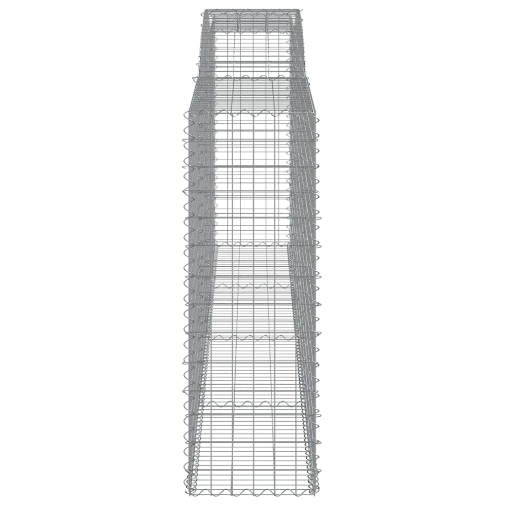 Cestos gabião arqueados 20 pcs 400x50x140/160 ferro galvanizado