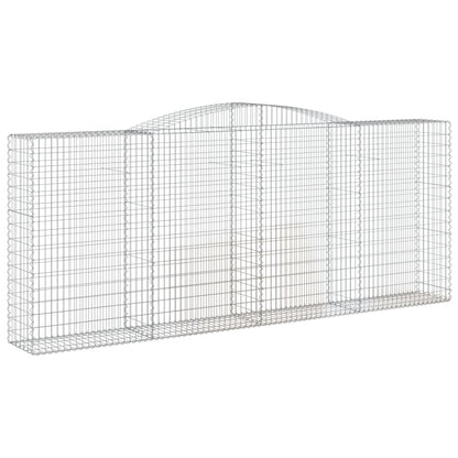 Cestos gabião arqueados 3pcs 400x50x160/180cm ferro galvanizado