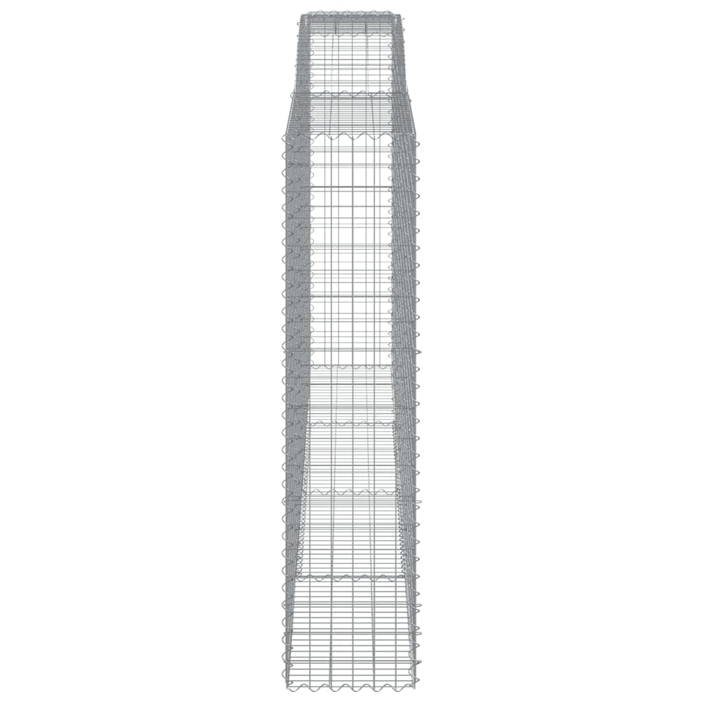 Cestos gabião arqueados 2pcs 400x50x200/220cm ferro galvanizado