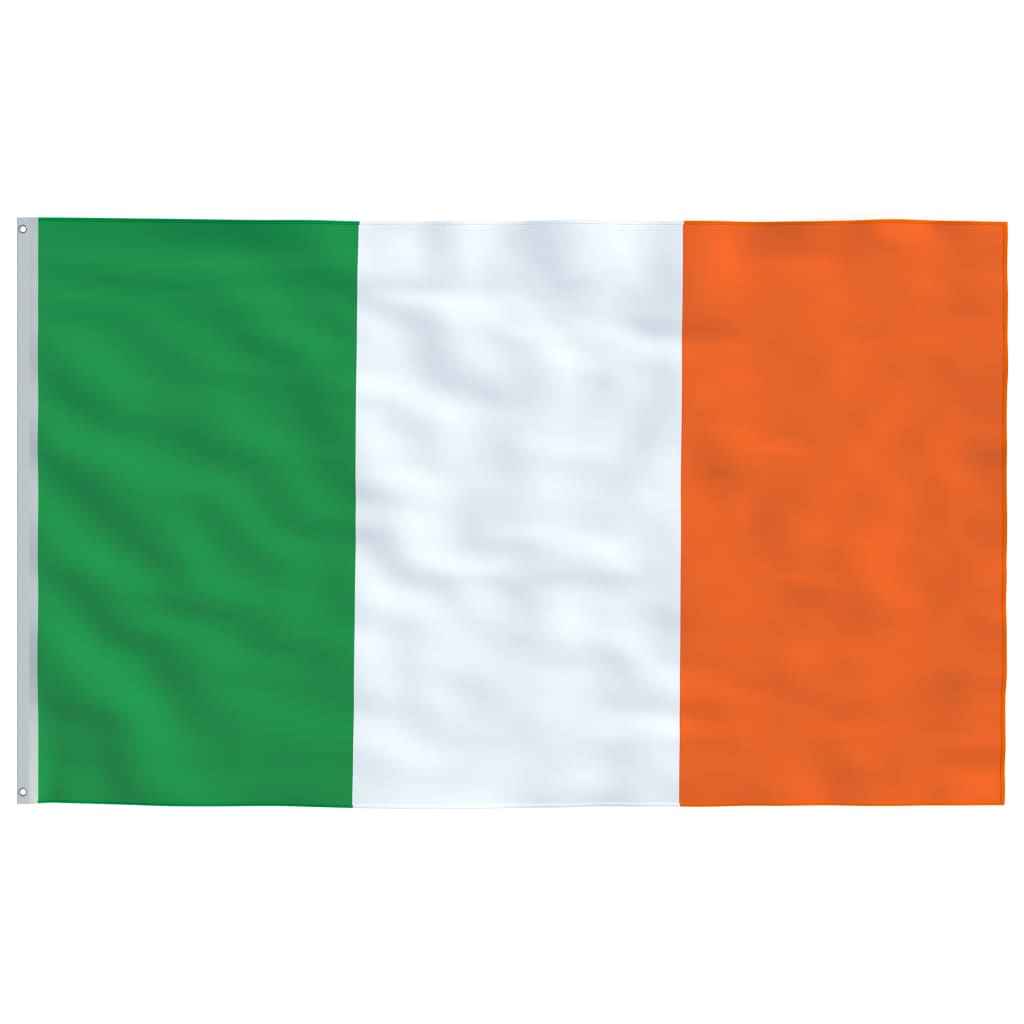 Bandeira da Irlanda e mastro 5,55 m alumínio