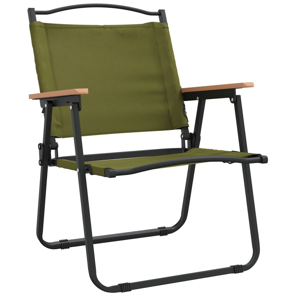 Cadeiras de campismo 2 pcs 54x55x78 cm tecido oxford verde