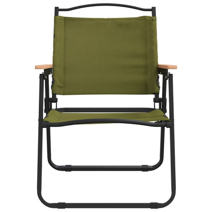 Cadeiras de campismo 2 pcs 54x55x78 cm tecido oxford verde