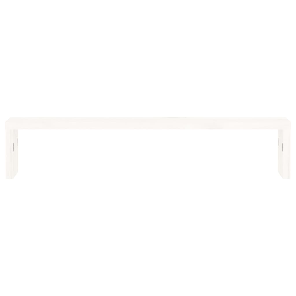 Suporte para monitor 50x27x10 cm pinho maciço branco