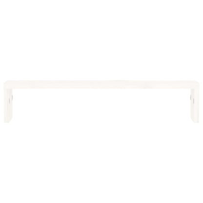 Suporte para monitor 50x27x10 cm pinho maciço branco