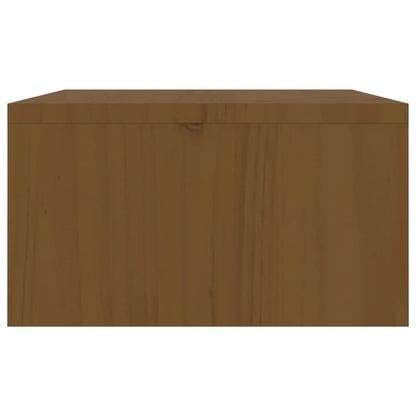 Suporte para monitor 100x27x15 cm pinho maciço castanho mel