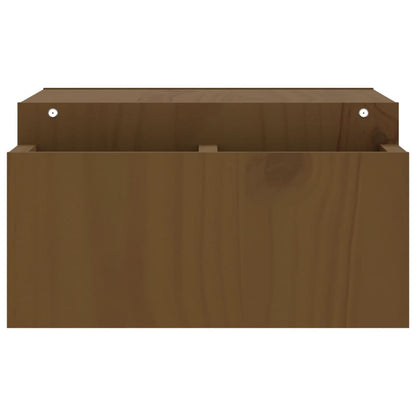 Suporte para monitor 70x27,5x15 cm pinho maciço castanho mel