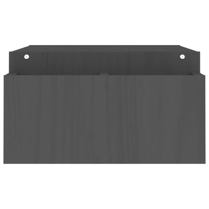 Suporte para monitor 100x27,5x15 cm pinho maciço cinzento