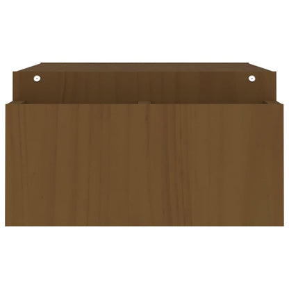 Suporte para monitor 100x27,5x15 cm pinho maciço castanho mel