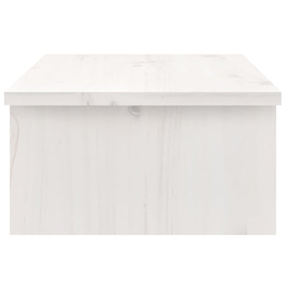 Suporte para monitor 50x27x15 cm pinho maciço branco