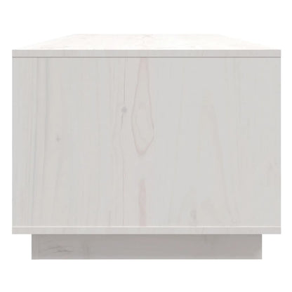 Mesa de centro 110x50x40 cm pinho maciço branco