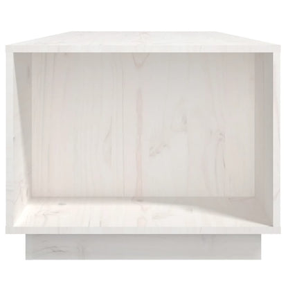 Mesa de centro 110x50x40 cm pinho maciço branco