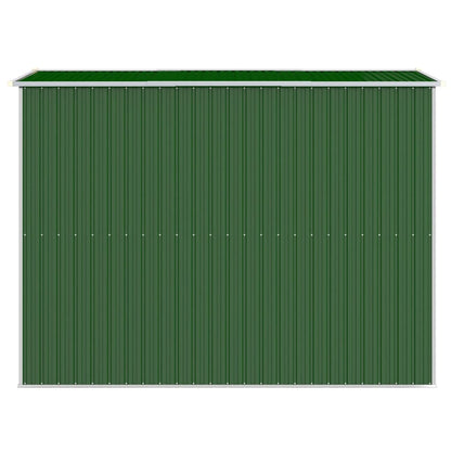 Abrigo de jardim 192x274x223 cm aço galvanizado verde