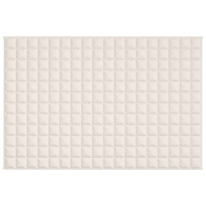 Manta pesada 9 kg 120x180 cm tecido creme-claro