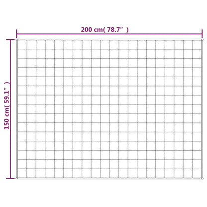 Manta pesada 11 kg 150x200 cm tecido cinza