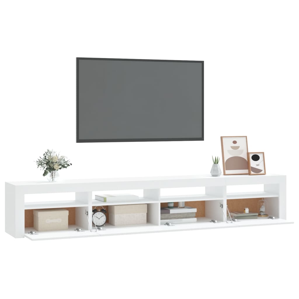 Móvel de TV Sophia com Luzes LED - 240cm - Design Moderno