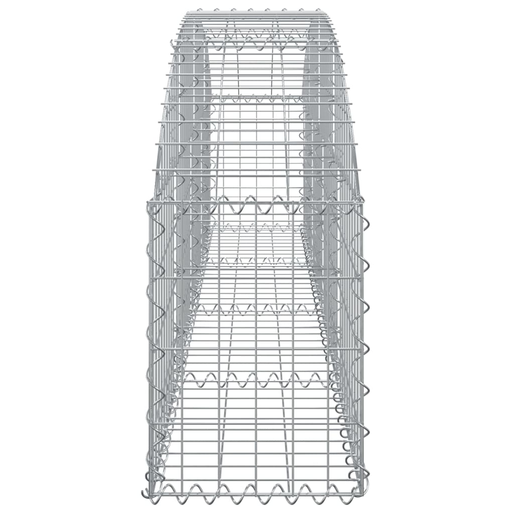 Cesto gabião arqueado 200x30x40/60 cm ferro galvanizado