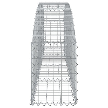 Cesto gabião arqueado 200x30x40/60 cm ferro galvanizado