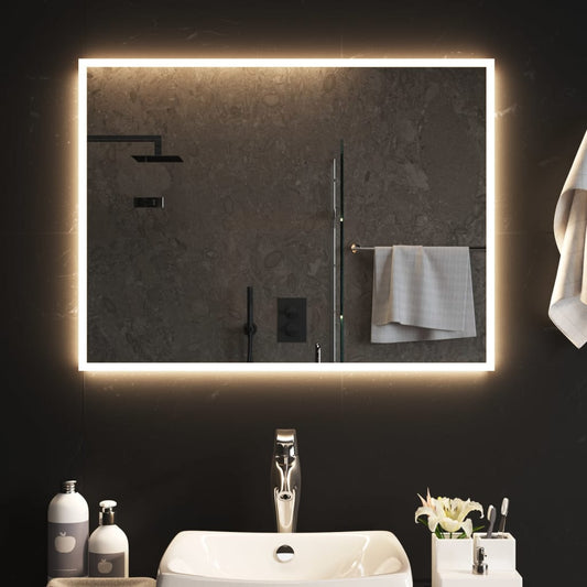 Espelho Sica com Luz LED - 60x80 cm - Design Moderno