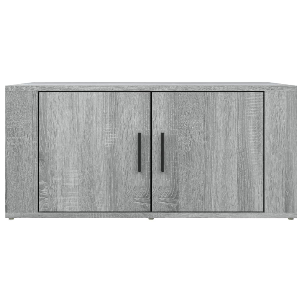 Mesa de centro 80x50x36 cm derivados de madeira cinza sonoma