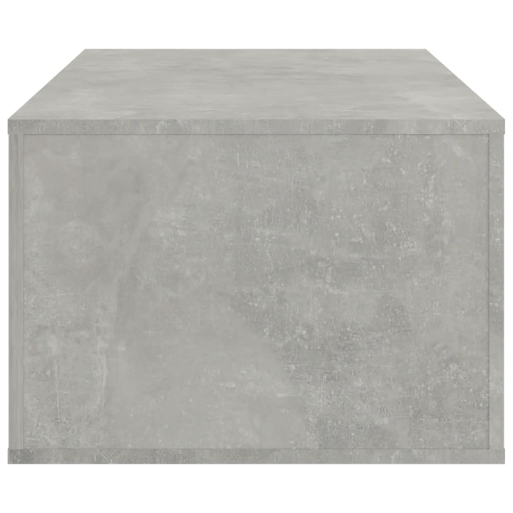 Mesa de centro 100x50,5x35 cm derivados madeira cinza cimento