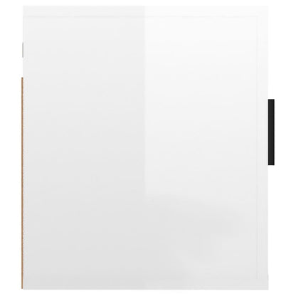 Móveis de TV para parede 2 pcs 40x34,5x40 cm branco brilhante