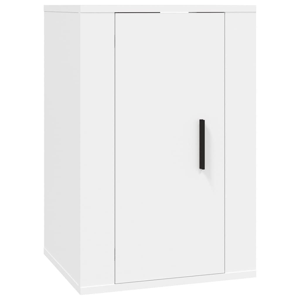 Móveis de TV de parede 2 pcs 40x34,5x60 cm branco