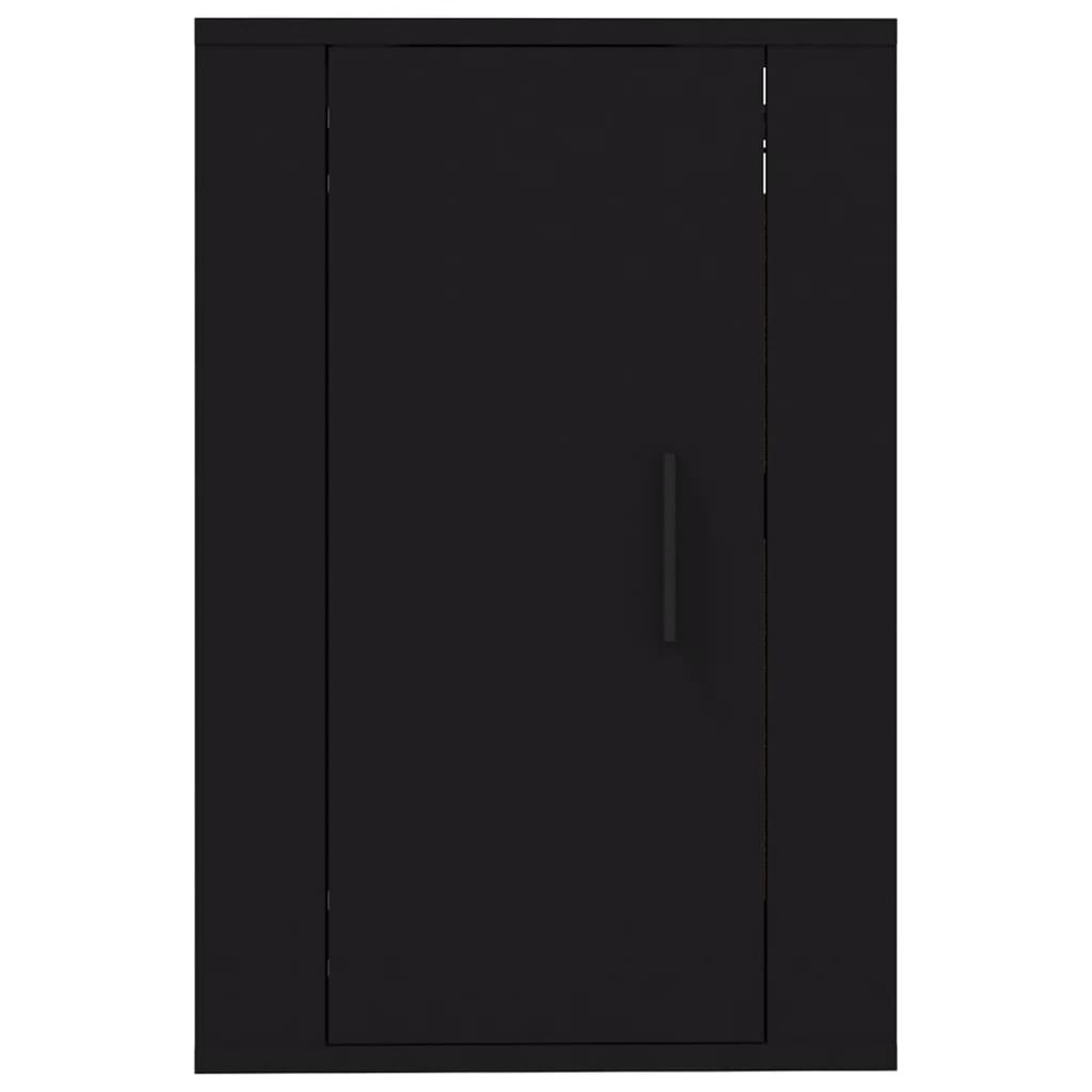 Móveis de TV de parede 2 pcs 40x34,5x60 cm preto