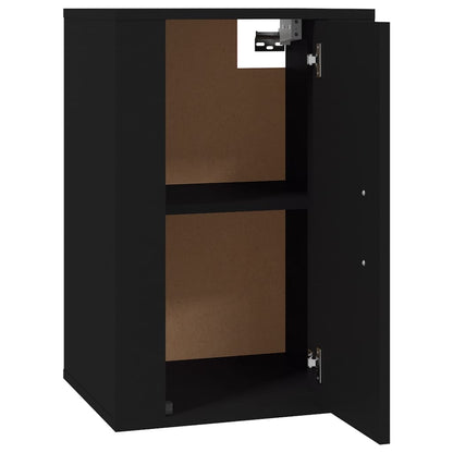 Móveis de TV de parede 2 pcs 40x34,5x60 cm preto