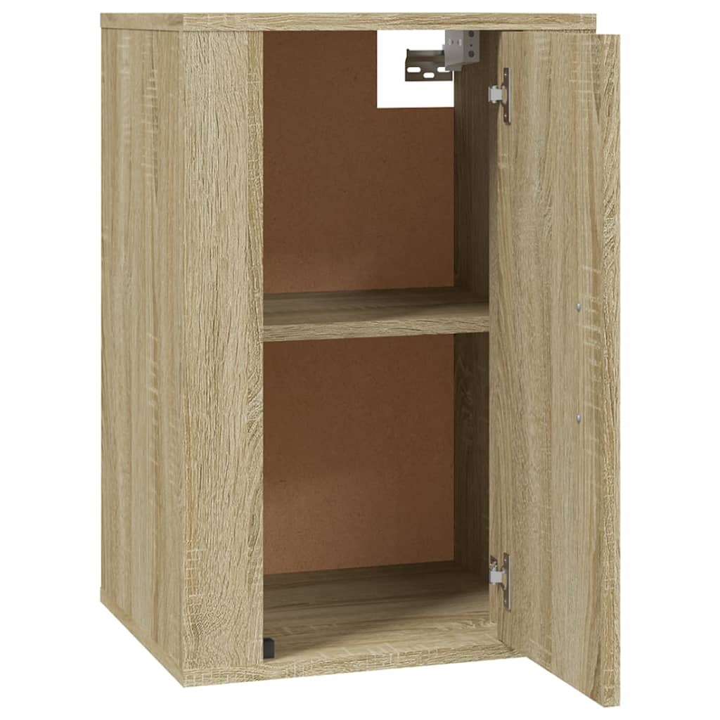 Móveis de TV de parede 2 pcs 40x34,5x60 cm carvalho sonoma