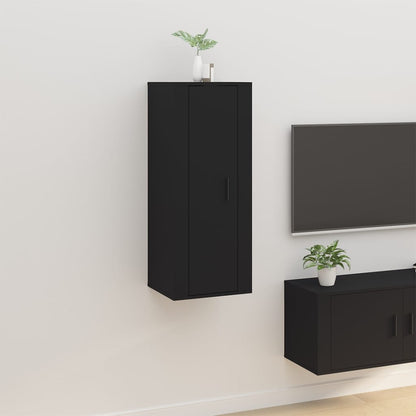 Móvel de Parede Flix Suspenso de 100 cm - Preto - Design Moderno